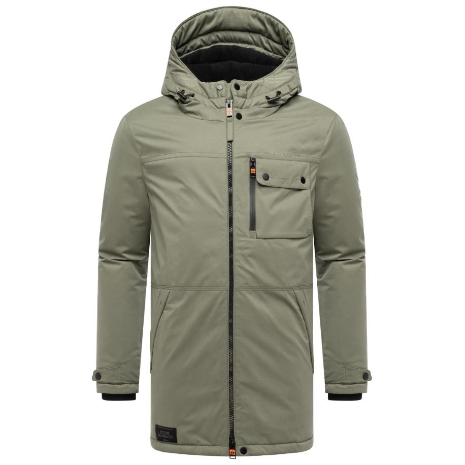 STONE HARBOUR STONE HARBOUR Winterjas Fintaan XX kaki -