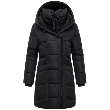 MARIKOO Wintermantel Virenaa 16 zwart