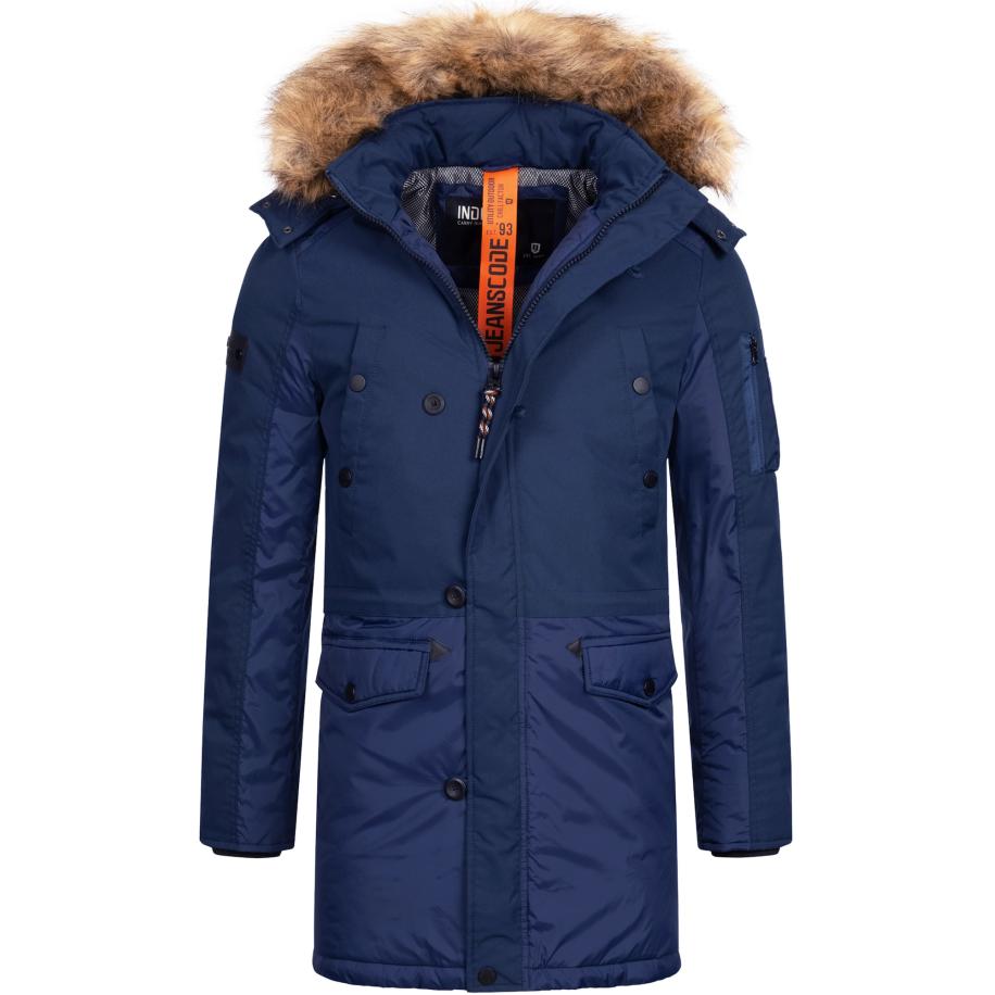 INDICODE JEANS INDICODE JEANS Winterparka Jarl blauw -