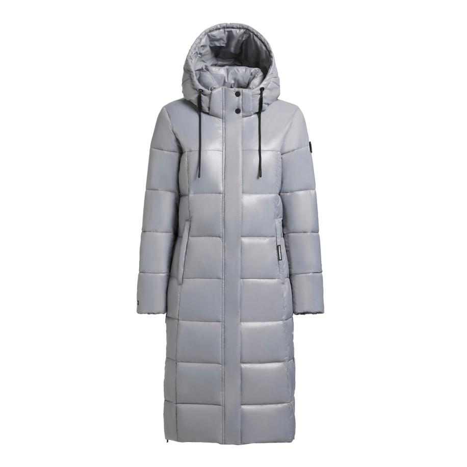 Khujo khujo Wintermantel Shane pastelblauw -