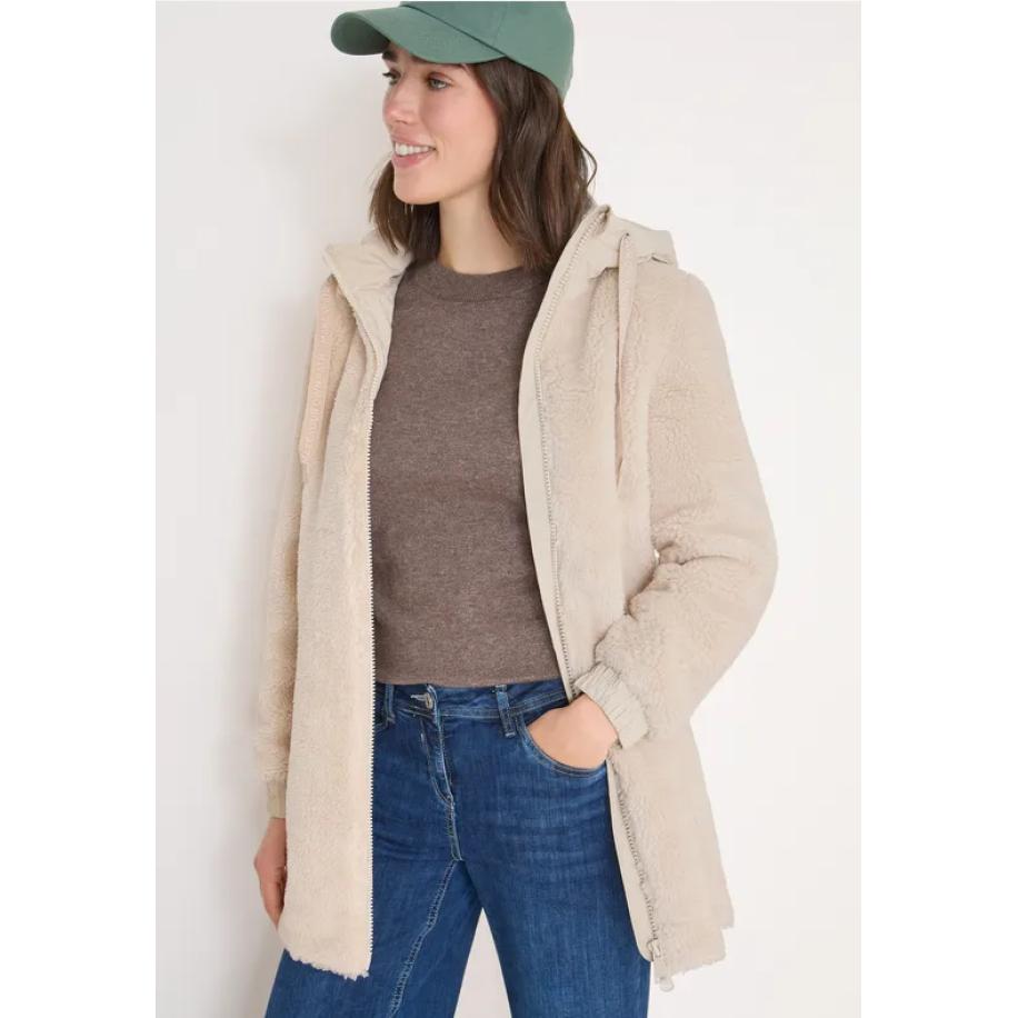 CECIL Zachte teddyjas Wit