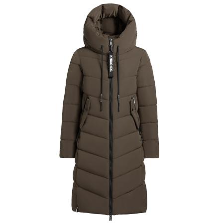 Khujo khujo Wintermantel Mikia2-YM olijfgroen