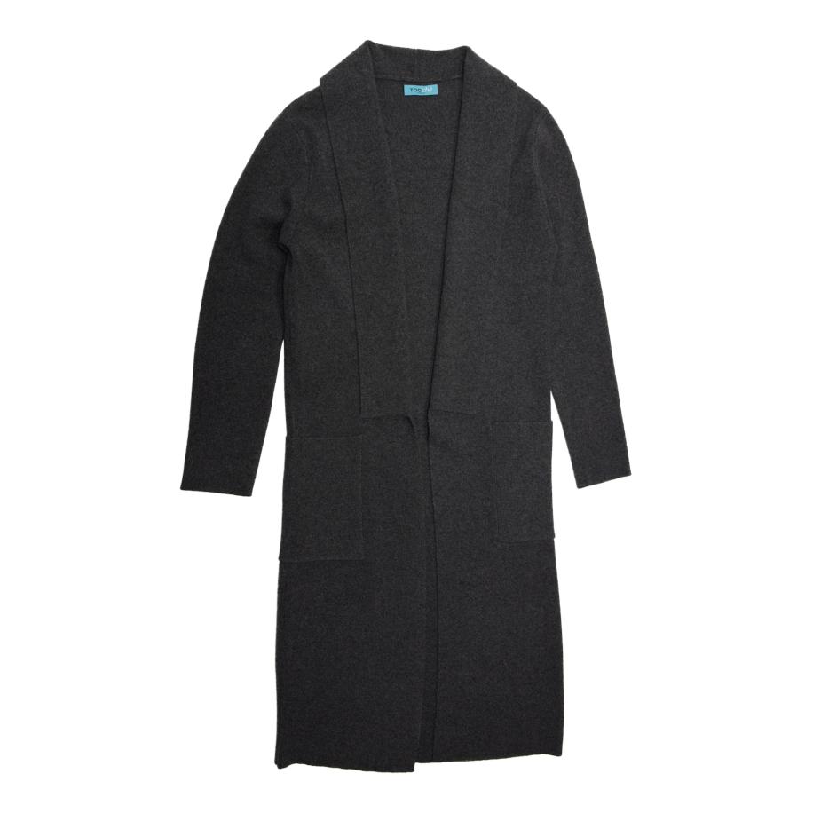 TOOche TOOche Tussenmantel antraciet -