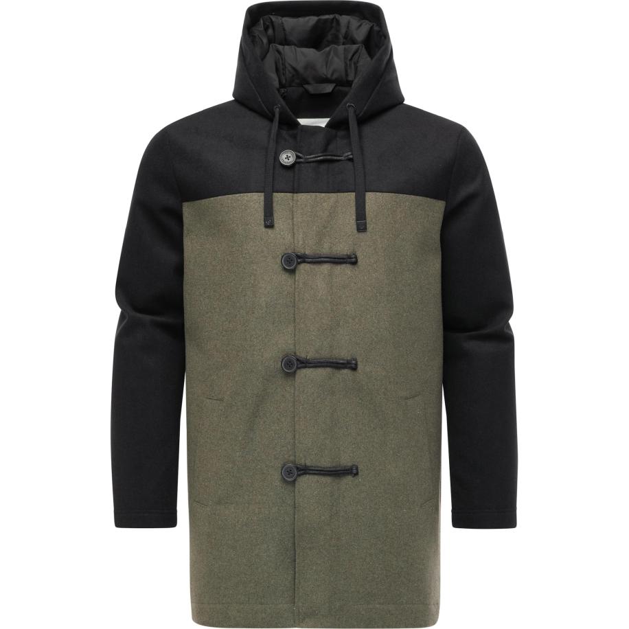 Ragwear Ragwear Winterjas Dorvan olijfgroen / zwart -