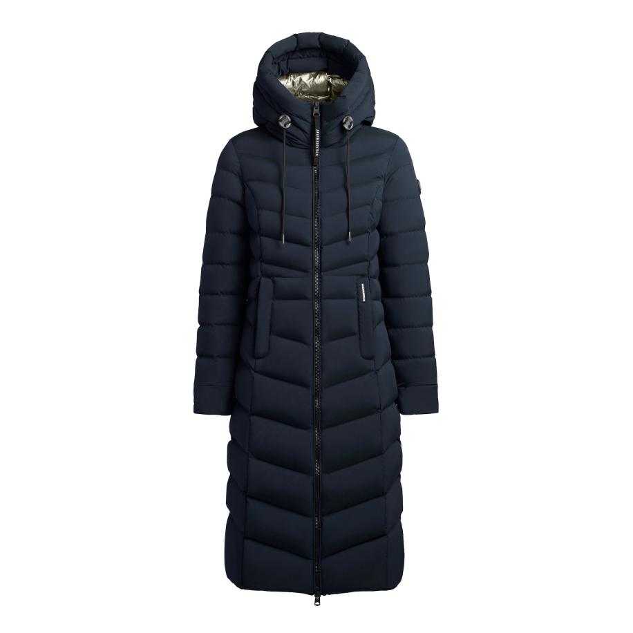 Khujo khujo Wintermantel Ingram5 donkerblauw -