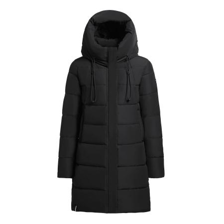 Khujo khujo Wintermantel Heather zwart