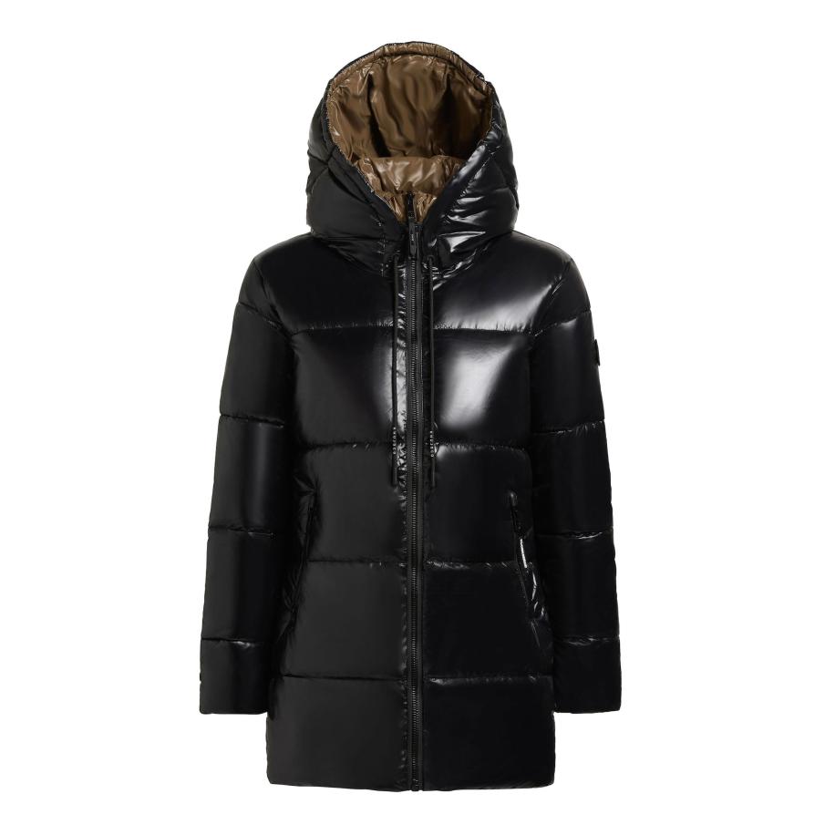 Khujo khujo Wintermantel Grana-YM zwart -