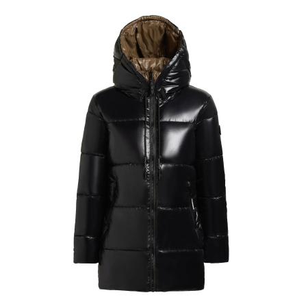 Khujo khujo Wintermantel Grana-YM zwart