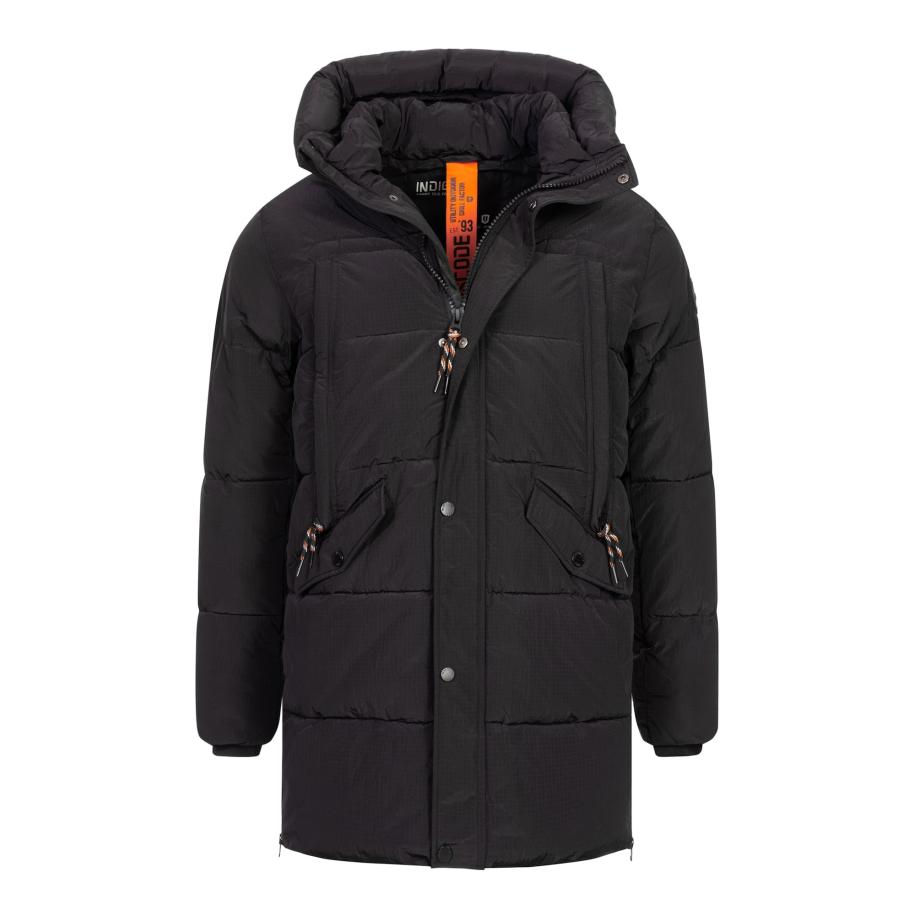 INDICODE JEANS INDICODE JEANS Winterparka Kasper zwart -