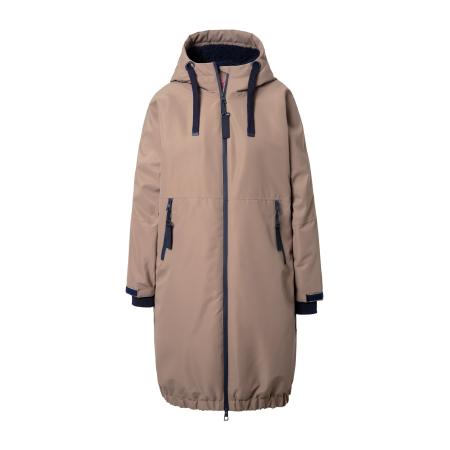 LAURASØN LAURASØN Functionele mantel taupe