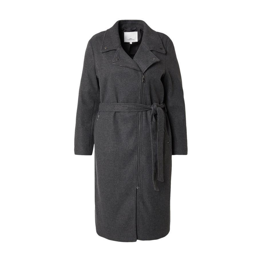 Only Carmakoma ONLY Carmakoma Tussenmantel Caraugusta donkergrijs -