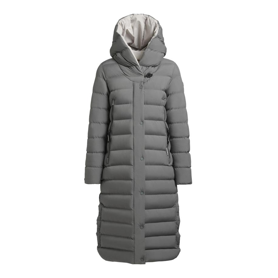 Khujo khujo Wintermantel Teiva duifblauw -