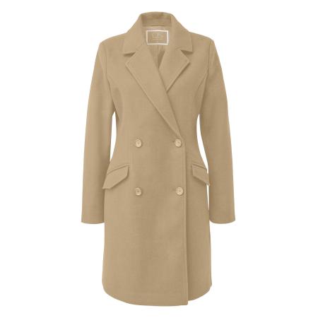 QS QS Tussenmantel cappuccino