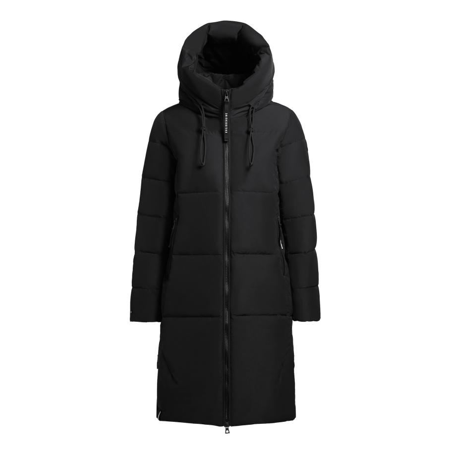 Khujo khujo Wintermantel Jasmine zwart -