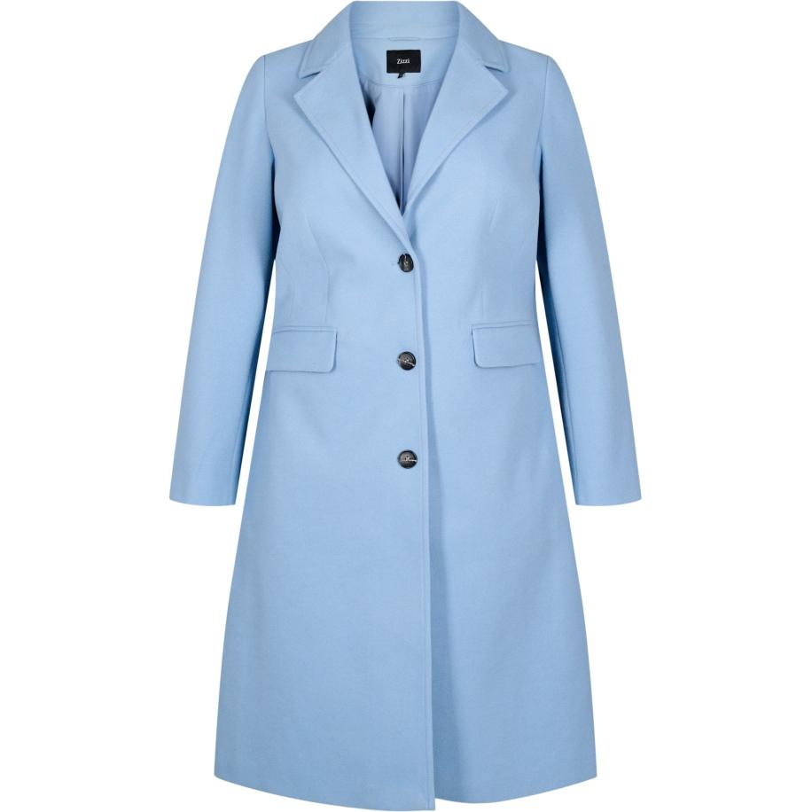 Zizzi Zizzi Tussenmantel MSasha lichtblauw -