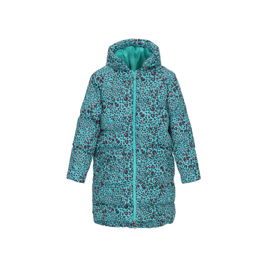 MYMO MYMO Tussenmantel turquoise / pink / zwart -
