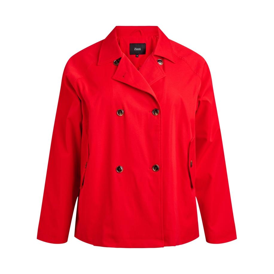 Zizzi Zizzi Tussenmantel rood -