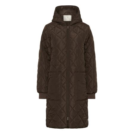 Kaffe Kaffe Wintermantel Tilla donkerbruin