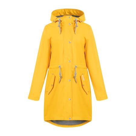 MYMO MYMO Functionele mantel geel / zilvergrijs