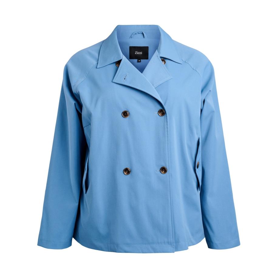 Zizzi Zizzi Tussenmantel blauw -