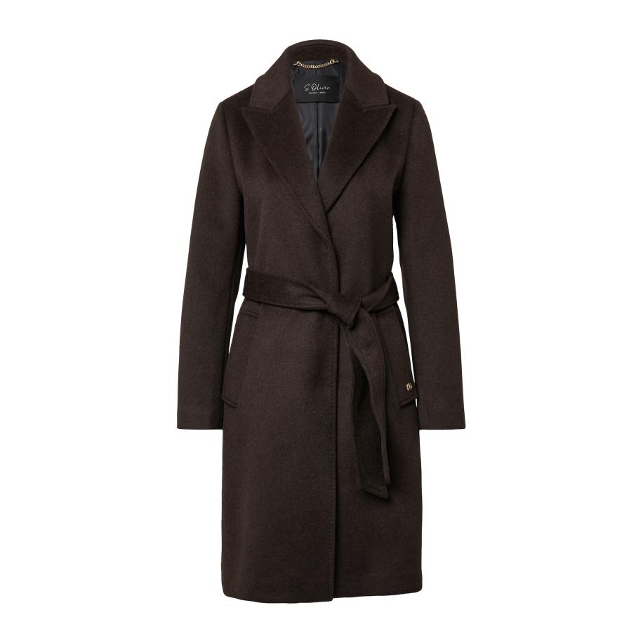 s.Oliver BLACK LABEL s.Oliver BLACK LABEL Tussenmantel donkerbruin -
