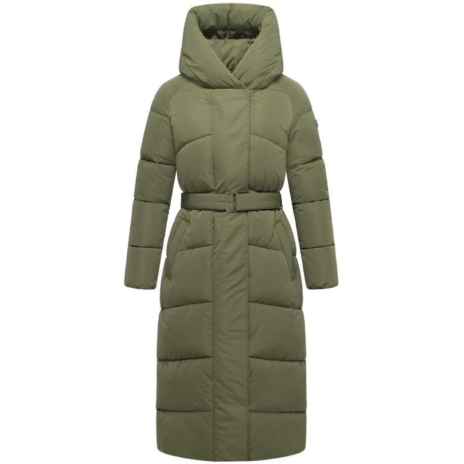 NAVAHOO Wintermantel Eisblick 14 olijfgroen Groen