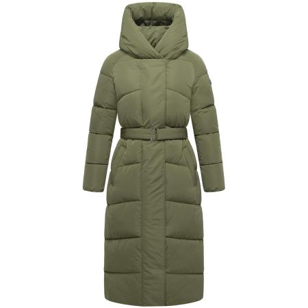 NAVAHOO Wintermantel Eisblick 14 olijfgroen
