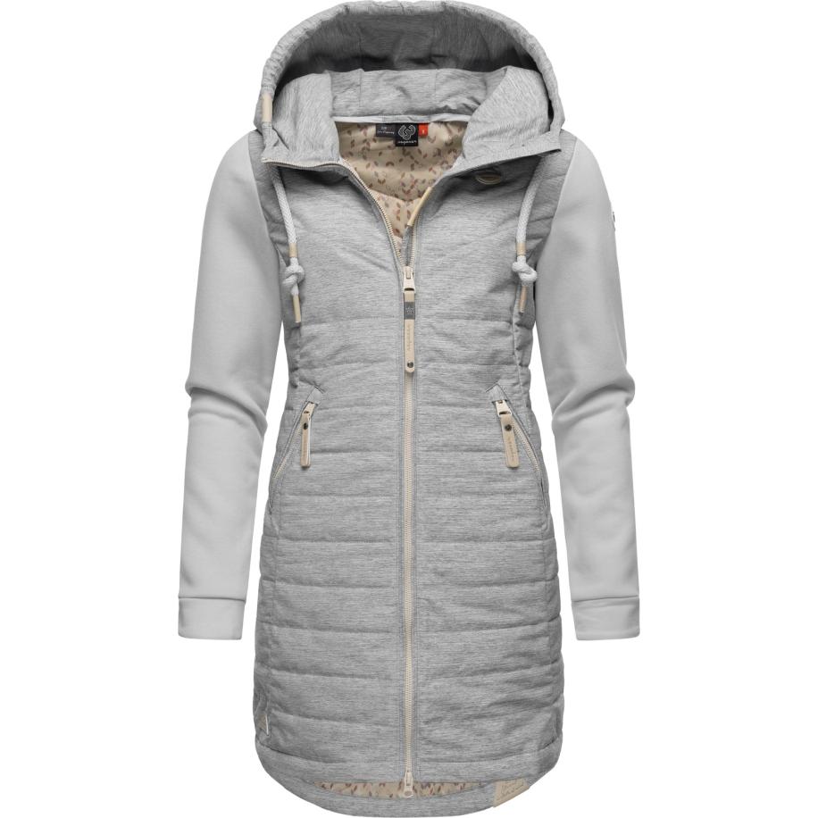 Ragwear Ragwear Tussenmantel Lucinda grijs / lichtgrijs -