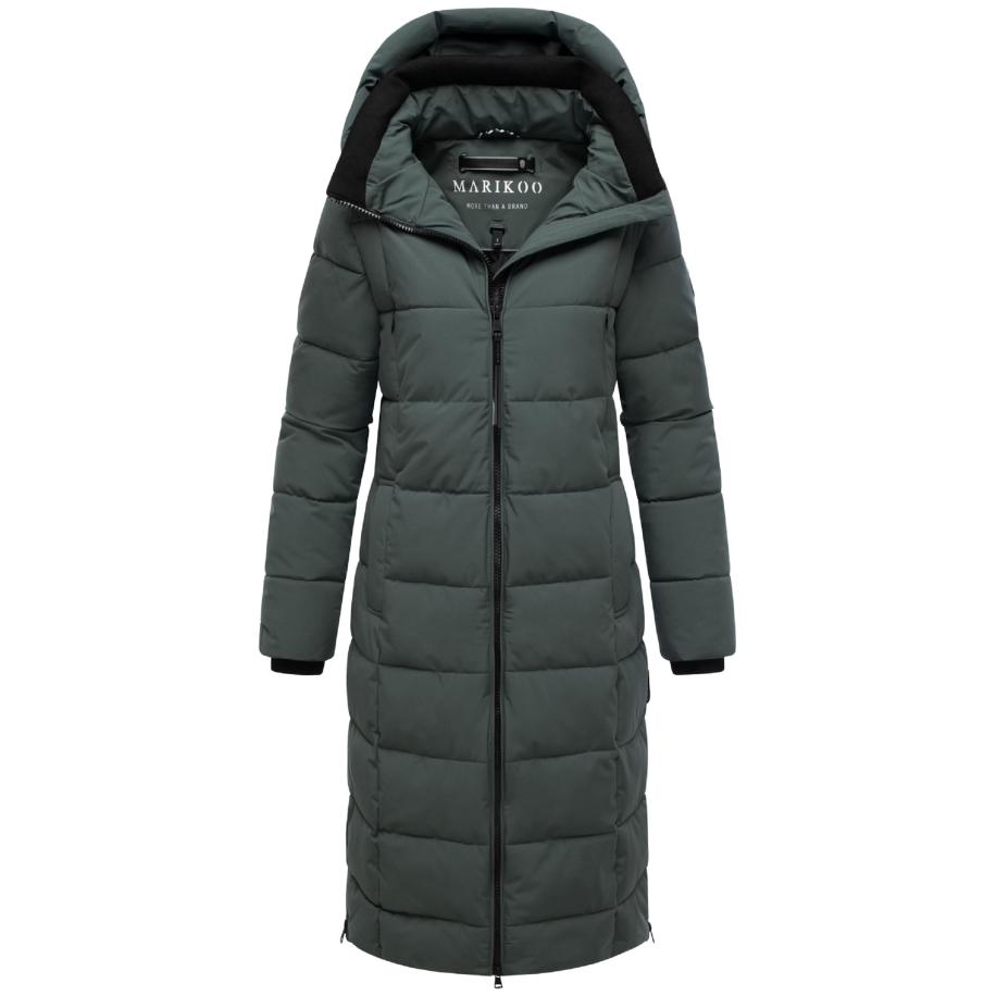 MARIKOO MARIKOO Wintermantel Lanitaa XVI donkergroen -