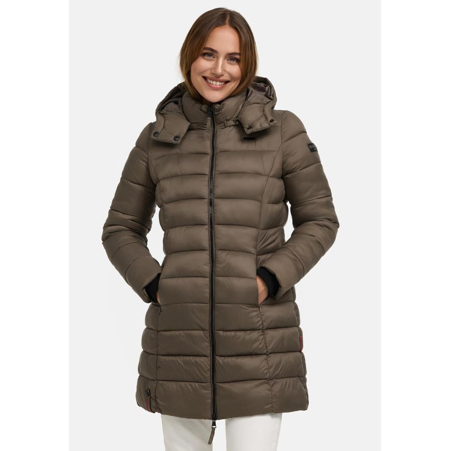 MARIKOO Wintermantel Abendsternchen bruin Bruin