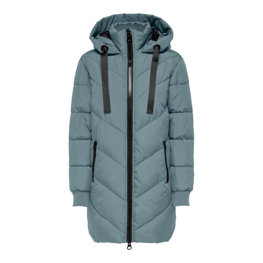 JDY JDY Wintermantel JDYSkylar cyaan blauw / zwart -