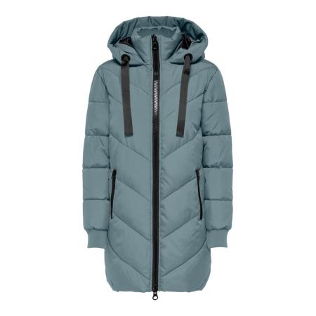 JDY JDY Wintermantel JDYSkylar cyaan blauw / zwart
