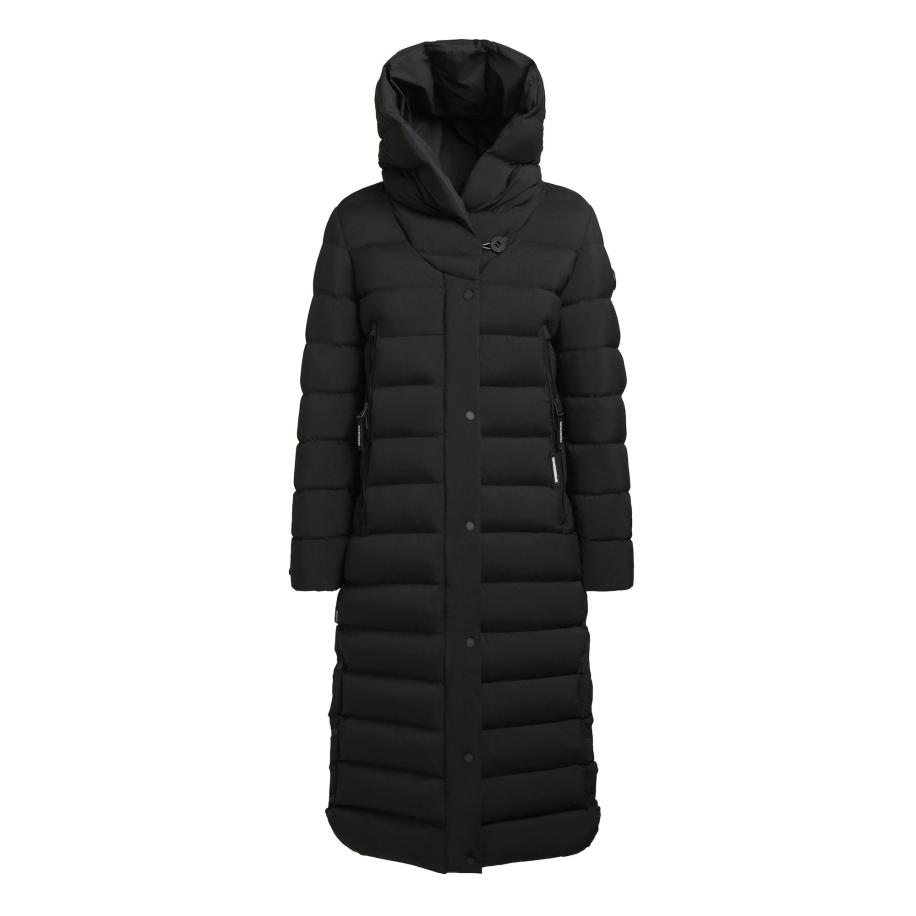 Khujo khujo Wintermantel Teiva2-YM zwart -