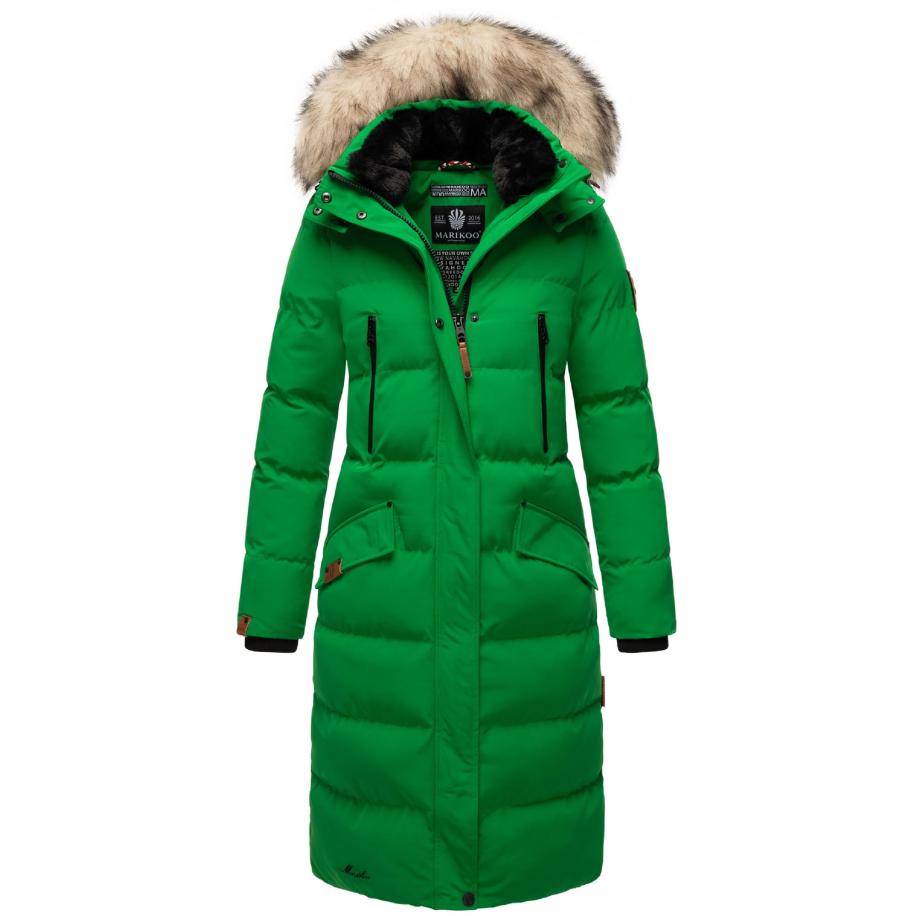 MARIKOO MARIKOO Wintermantel Schneesternchen groen -
