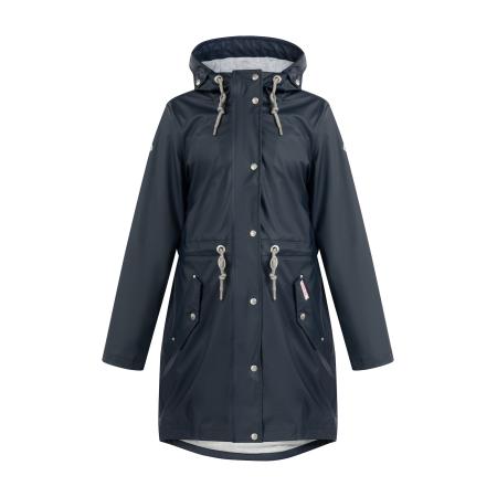 MYMO MYMO Functionele mantel marine / wit