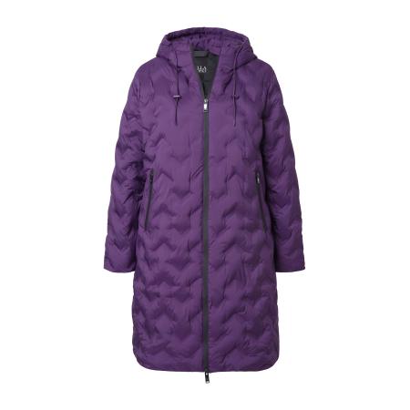 Ulla Popken Ulla Popken Wintermantel braam / zwart