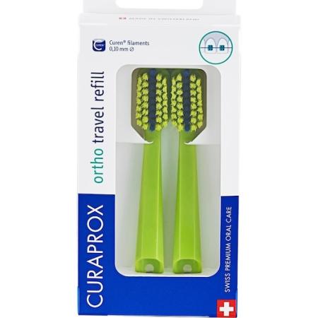 Curaprox Tandenborstels Vervangende opzetborstels Travel Ortho Refill Unisex