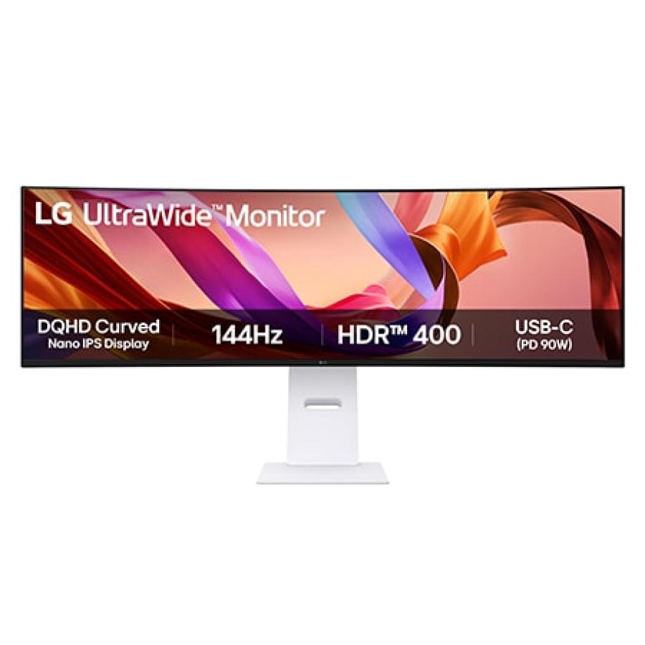LG 49-inch UltraWide Dual QHD(5120x1440) Curved Nano IPS Display at 144Hz - 49U950A-W
