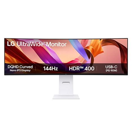 LG 49-inch UltraWide Dual QHD(5120x1440) Curved Nano IPS Display at 144Hz - 49U950A-W