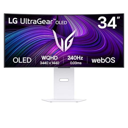 LG 34 UltraGear™ OLED Smart Gaming Monitor - 240Hz Curved WQHD - 34GX90SA