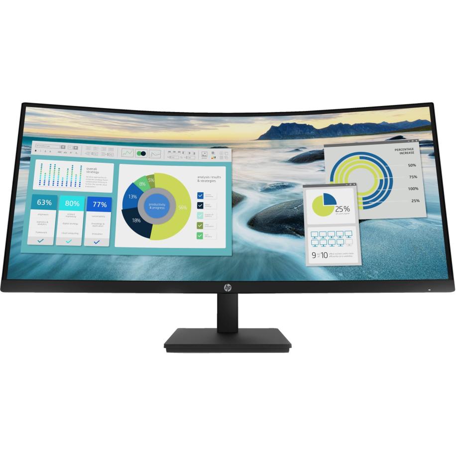 HP P34hc G4 WQHD C Curved monitor - 34-inch