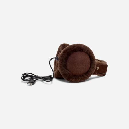 UGG® Bluetooth-oorwarmer van sheepskin voor dames in Brown, Shearling