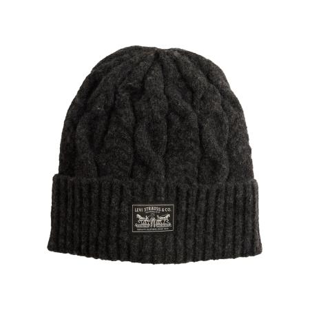 LEVIS ® Muts Holiday Cable zwart gemêleerd