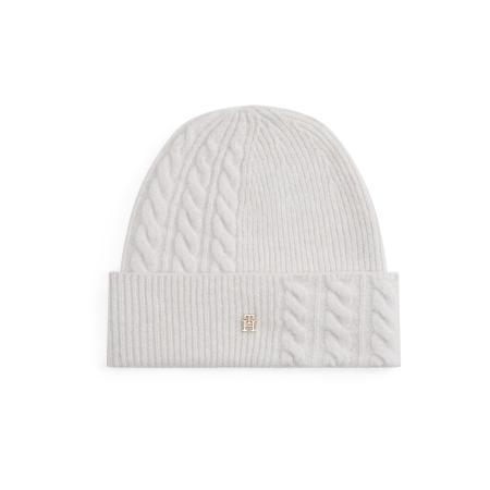 Tommy Hilfiger TOMMY HILFIGER Muts ELEVATED CHIC lichtgrijs