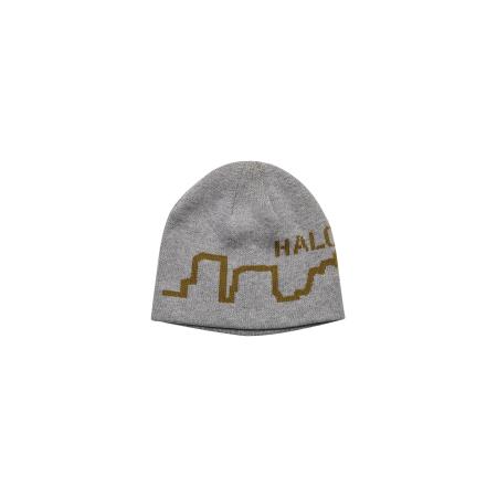 HALO Muts grijs gemêleerd / olijfgroen