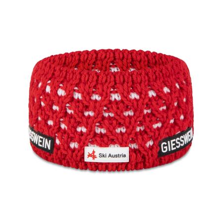 Giesswein GIESSWEIN Sporthoofdband Adelboden karmijnrood