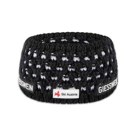 Giesswein GIESSWEIN Sporthoofdband Adelboden rood / zwart / wit