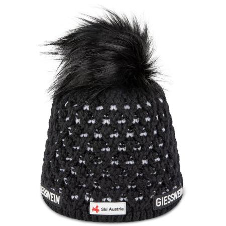Giesswein GIESSWEIN Muts Ski Austria Beanie Älplihorn zwart / wit