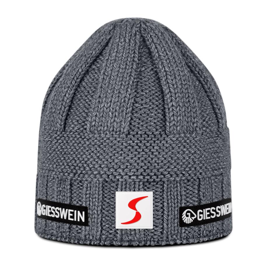 Giesswein GIESSWEIN Muts Obersberg grafiet / rood / zwart / wit -