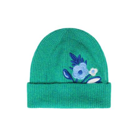 TATUUM Muts lichtblauw / donkerblauw / groen gemêleerd